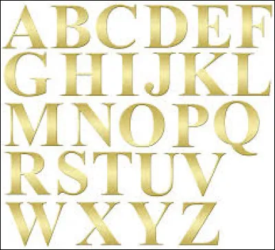 De quelle lettre commence ton prénom ?