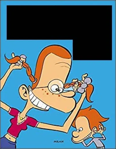 À ma droite, Nino, petit, roux, teigneux, à ma gauche, Rebecca, grande, maigre, physique ingrat, en pleine crise d'adolescence. Leur BD est :