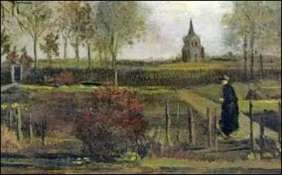 À quel postimpressionniste doit-on ce tableau peint en mai 1884 intitulé ''Le jardin du presbytère de Nuenen au printemps" ?