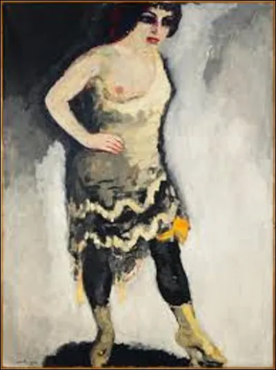 Et on termine avec ce fauviste qui a réalisé entre 1907 et 1908 ce tableau nommée ''Nini, danseuse aux Folies Bergères''. Parmi ces trois peintres, lequel a immortalisé cette femme sur cette toile ?