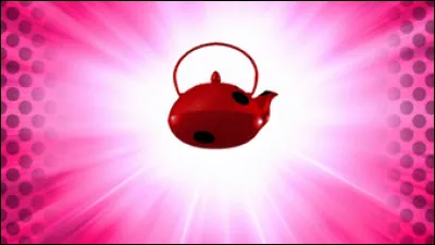 Que fait Ladybug de la théière ?