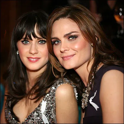 Quel est le nom de ces deux soeurs, chéries de la télévision, Emily et Zooey, héroïnes des séries télévisées américaines Bones et New Girl ?