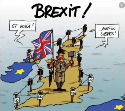 On en parle depuis le 23 juin 2016, c'est fait. Le Royaume-Uni a quitté l'Union européenne le 31 janvier 2020 et les accords commerciaux ont été entérinés le 24 décembre 2020. Je vous propose cette citation appropriée à cet évènement historique. 
Qui a dit : "Ce qui sauve les Anglais, c'est le flegme avec lequel ils savent appréhender n'importe quelle situation" ?