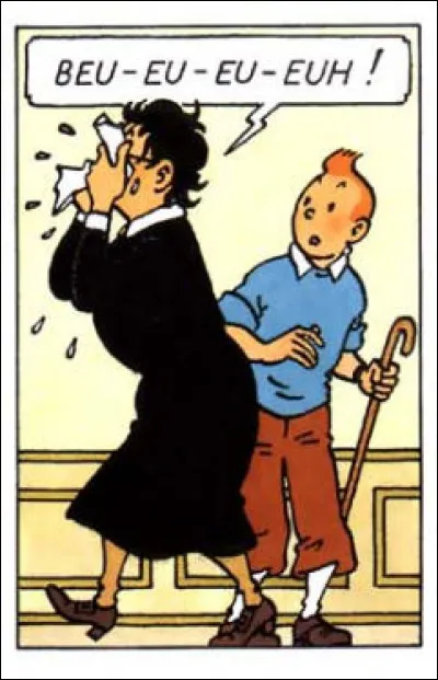 Là, il n'y a pas à dire, mais c'est ce qui s'appelle "beuler" (en charentais) : mais qu'est-ce qui a mis la brave Irma dans cet état ?