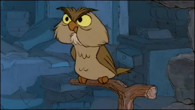 Comment s'appelle le hibou de Merlin dans "Merlin l'Enchanteur" ?