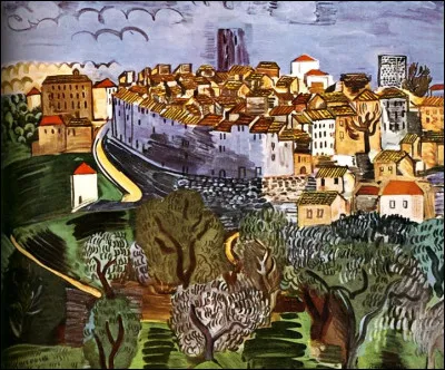 Est-ce Dufy qui a représenté "Vence" ?
