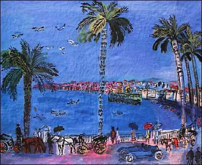 Est-ce Raoul Dufy qui a peint "La Promenade des Anglais aux mouettes" ?