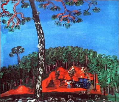 Est-ce Dufy qui a réalisé ce "Paysage de l'Esterel" ?