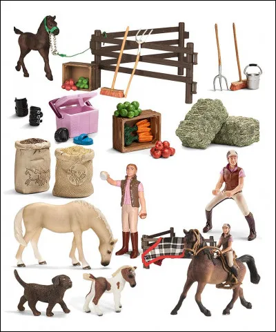 Combien de figurines de chevaux possèdes-tu ?