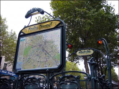 Dans quelle ville trouve-t-on la station de métro ''Mouton-Duvernet'' ?