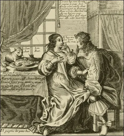 De plus ce manant a eu l'outrecuidance de prétendre que ma compagne se laissait volontiers embrasser, et plus encore, j'étais outré, il n'est pas dans mes habitudes de ...