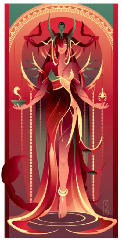 Serket est la déesse protectrice des guérisseurs et des sorciers, et elle a pour don de protéger du venin...