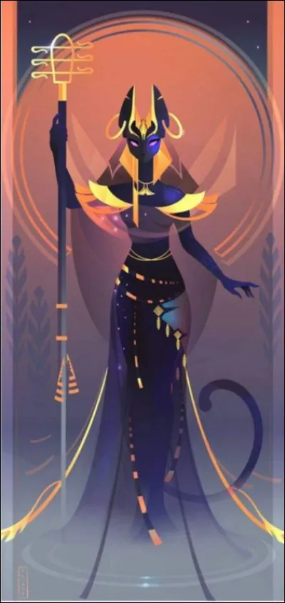 Cette déesse bien connue porte une tête de...