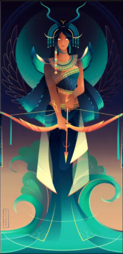 Comment est nommée cette déesse, fille de Rê, qu'on associe au fleuve Nil ?