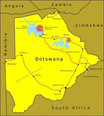Des questions plus faciles. 
Quelle est la capitale du Botswana ?