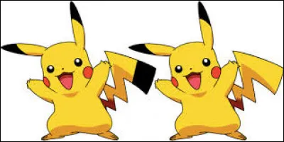 Il n'est plus utile de présenter Pikachu, mais de quelle couleur est le bout de sa queue ?