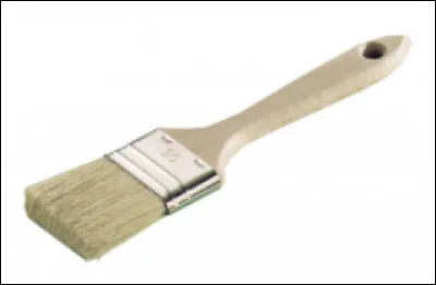 Quel est cet outil de peintre, un large pinceau plat ?