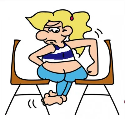 Que signifie l'expression "avoir le derrière entre deux chaises" ?