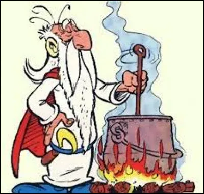 Quel est le nom du druide dans la bande dessinée "Astérix" ?