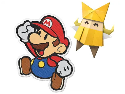 En quoi est la partenaire de Mario dans "Paper Mario The Origami King" ?