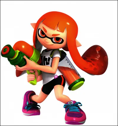 Comment s'appelle ce personnage dans "Splatoon" ?