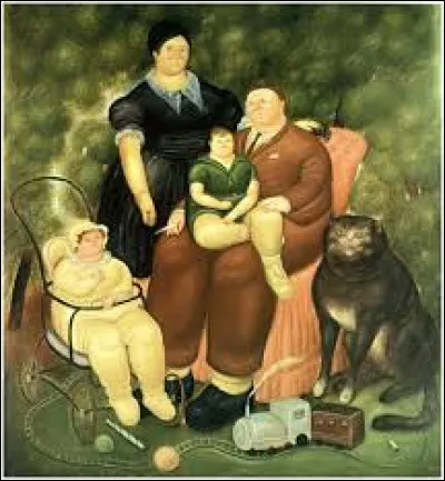 Comment s'appelle le peintre de cette uvre, nommée "Escena Familiar" ?