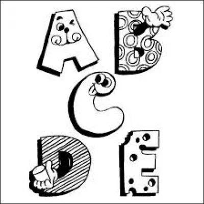 Quelle est la première lettre de ton prénom  ?