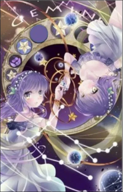 Retrouve le symbole qui correspond aux Gémeaux :