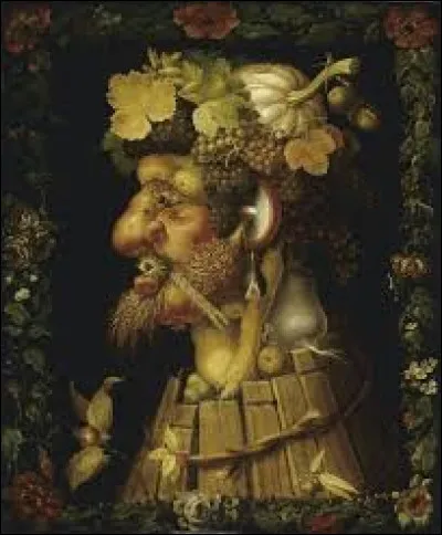 Lequel de ces peintres est connu pour représenter des visages avec des fruits et légumes ?