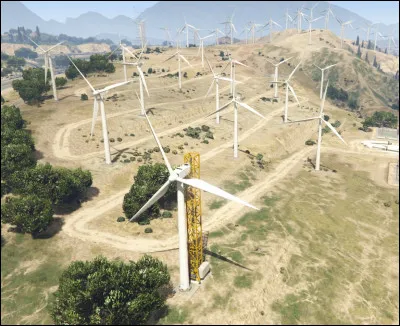 Ces dispositifs assurent l'alimentation de la ville en électricité. C'est une ferme...