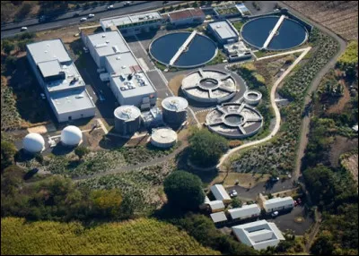 Cet ensemble d'installations permet de traiter les eaux usées. Qu'est-ce que c'est ?