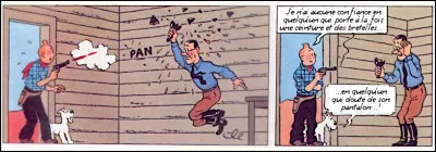 ...et pour le western, Tintin est parfaitement équipé !