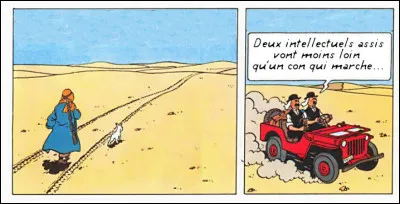 Les Dupondt savent, eux aussi, reprendre les grands dialogues à leur compte...