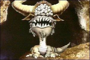 Lors d'un des passages d'animations, comment les chevaliers de la table ronde sont ils sauvs du monstre qui les poursuit ?