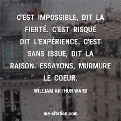 Ton proche est-il fier ?
(Définition : littéraire. Caractère de quelqu'un qui se croit supérieur aux autres ; morgue, arrogance, hauteur : Abaisser la fierté de quelqu'un. Littéraire. ... Sentiment d'orgueil, de satisfaction légitime de soi ; ce qui fait concevoir ce sentiment : Il tire une grande fierté d'avoir achevé son entreprise)