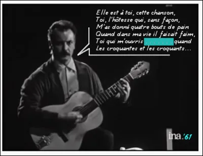 Brassens n'a pas de problème avec les Auvergnats... sauf avec la censure, comme d'habitude !