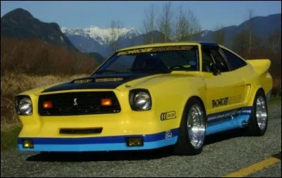 Comment s'appelle cette Mustang publicitaire, réalisée en 1978 ?