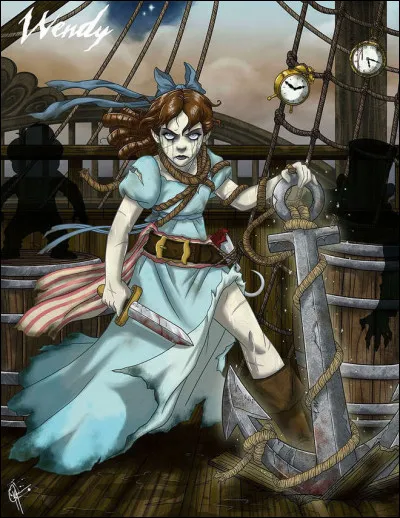 Elle volait tranquillement quand elle s'est fait attaquer par une bande d'enfants perdus zombies !