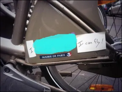 Voler en vélo : c'est cela, oui !