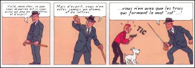 Si les gangsters se mettent à déclamer, maintenant, où allons-nous ! Dans quelle oeuvre peut-on retrouver ce morceau de tirade ?