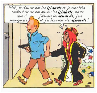 Si Abdallah citait ... dans le texte, même Tintin en aurait le bec cloué !