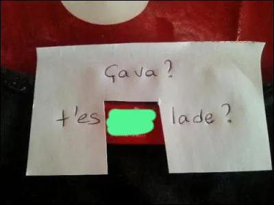 Question rhétorique...