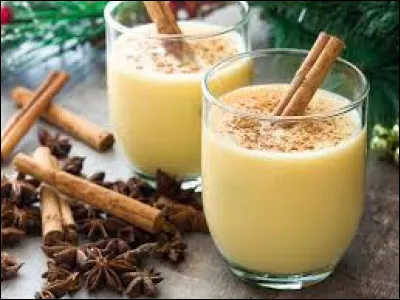Quel est le nom de la boisson sucrée préparée en délayant un jaune d'uf de poule dans un verre de lait ?