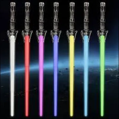 Quelle est la couleur de ton sabre laser ?
