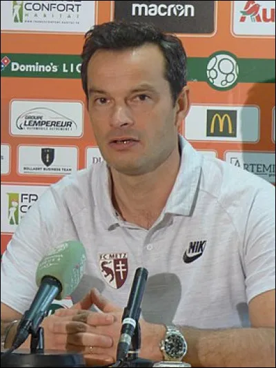 Qui entraînait le FC Metz de juillet 2019 à octobre 2020 ?