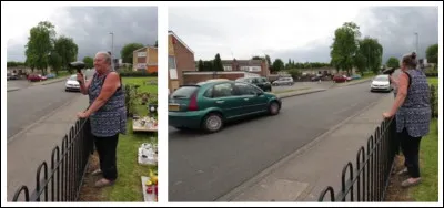 Quels commentaires peut-on entendre de la part des voisins à l'adresse de cette personne ?