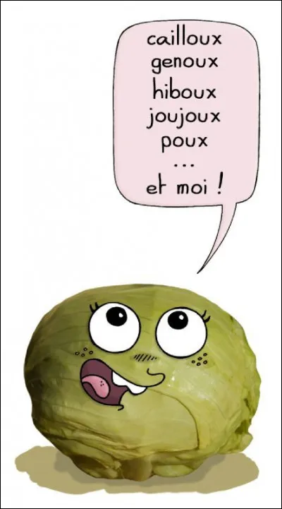 Chou comme un synonyme de "un peu" : à vous de trouver !