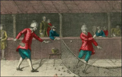 De quel sport actuel ''Le jeu de paume'' est-il l'ancêtre direct ?
