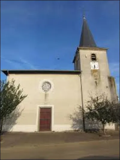 Voici l'église Saint-Maximin de Sponville. Village du parc naturel régional de Lorraine, dans le Pays Haut, il se situe dans le département ...