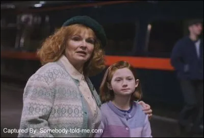 Que dit Ginny à Harry avant quil ne passe le portail 9 3/4 ?